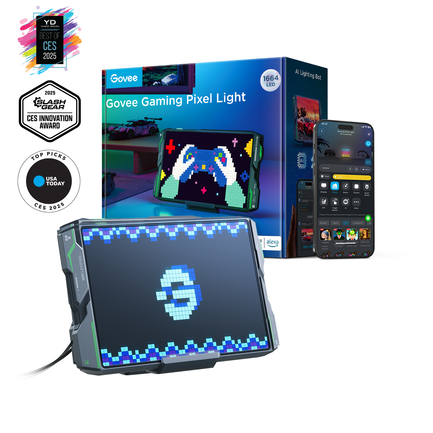 Refurbished Govee Gaming Pixel Light